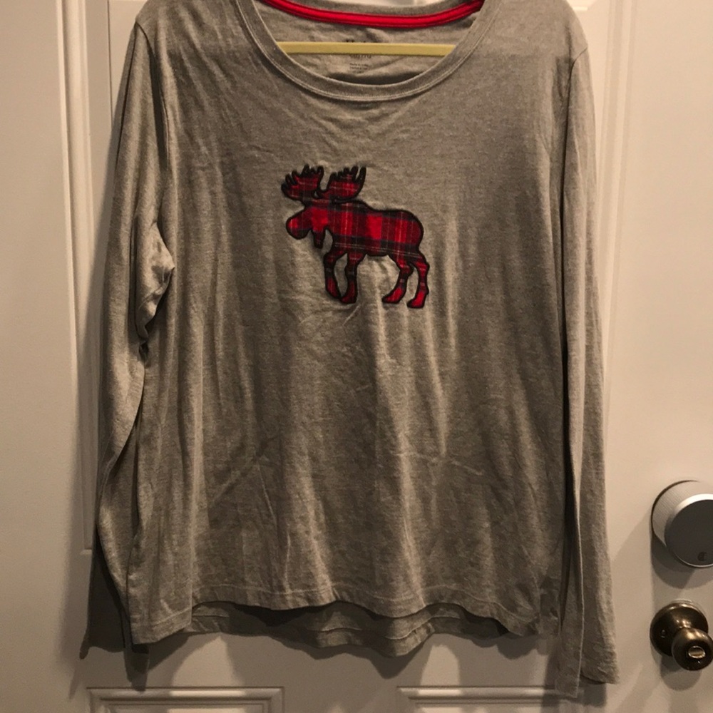 4/$20⭐️unisex 2x Hatley sleepshirt with Moose